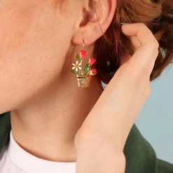 Dormeuses*Taratata Bijoux Basilic