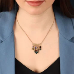 Collier*Taratata Bijoux Chardon bleu
