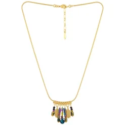 Collier*Taratata Bijoux Chardon bleu