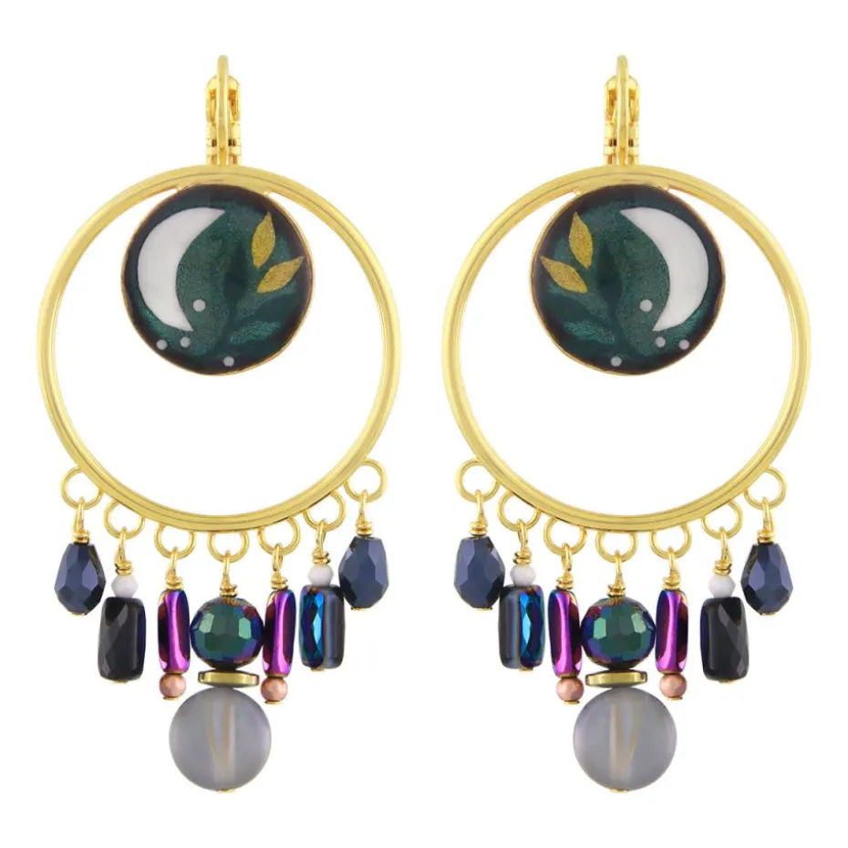 Dormeuses*Taratata Bijoux Clair de lune