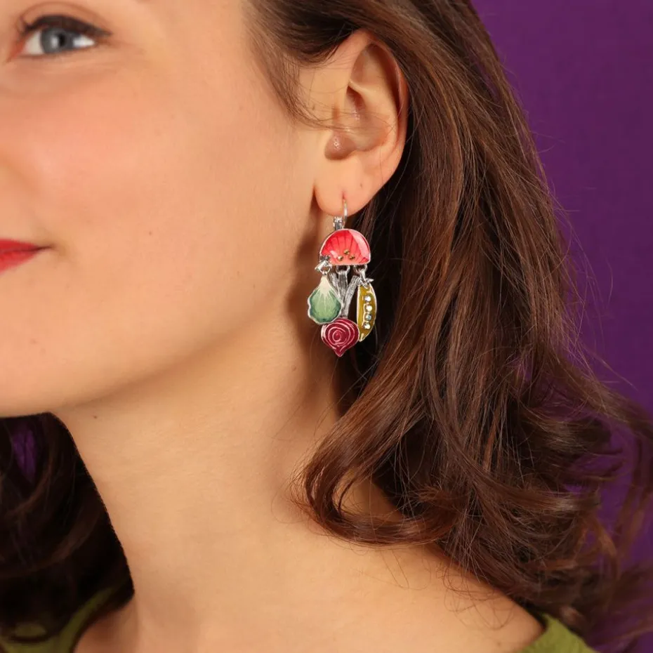 Dormeuses*Taratata Bijoux Cœur d'Artichaut