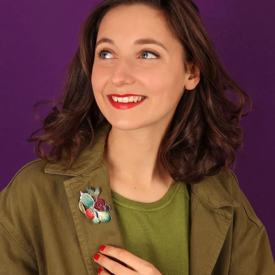Broche*Taratata Bijoux Cœur d'Artichaut