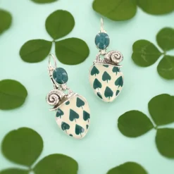 Dormeuses*Taratata Bijoux Green