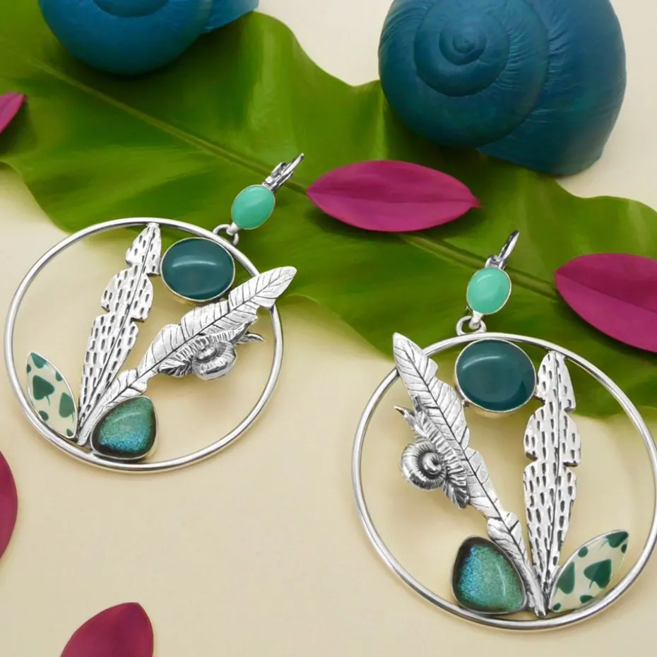 Dormeuses*Taratata Bijoux Green