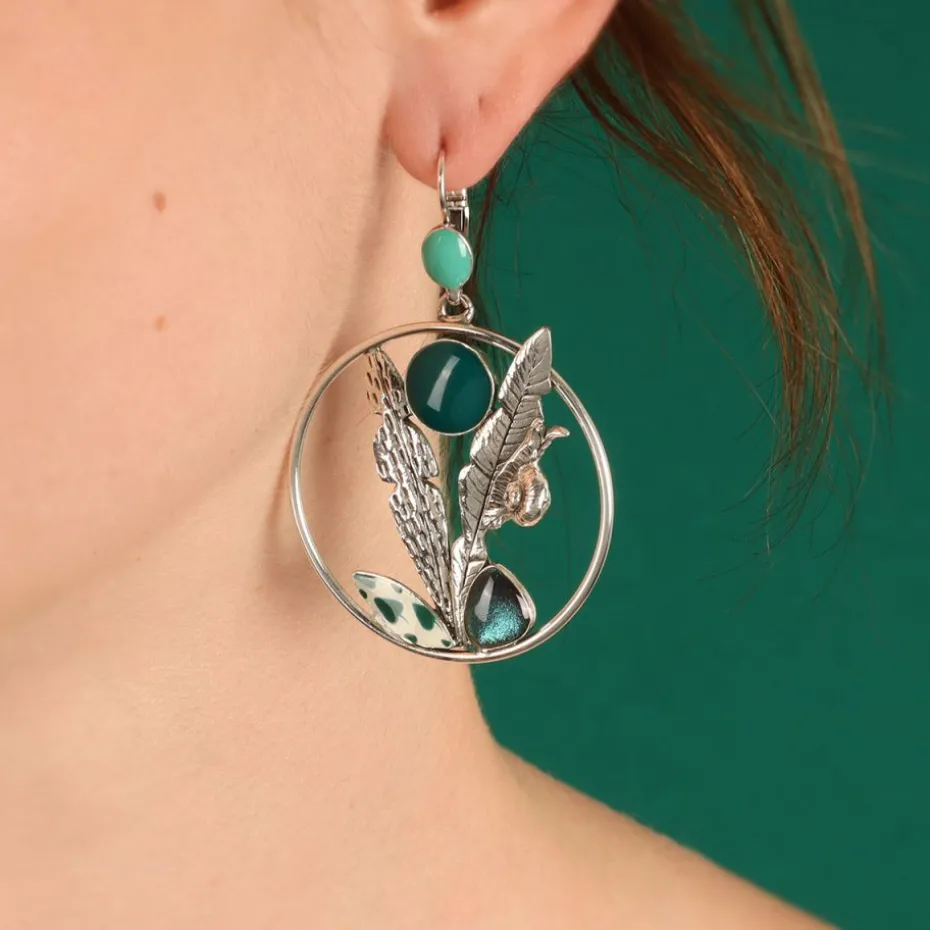 Dormeuses*Taratata Bijoux Green