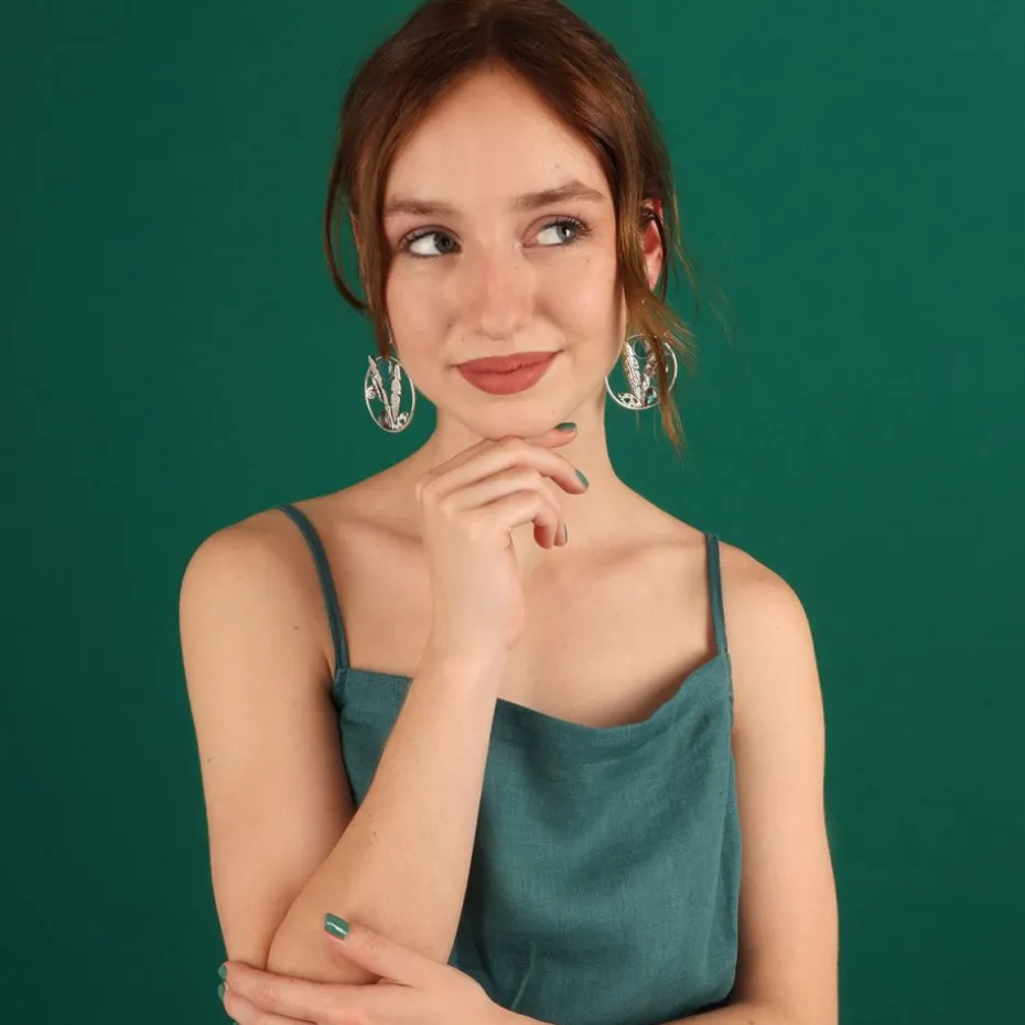 Dormeuses*Taratata Bijoux Green