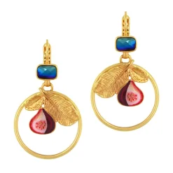 Dormeuses*Taratata Bijoux Grenat
