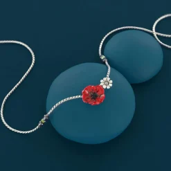 Collier*Taratata Bijoux Joli Coquelicot