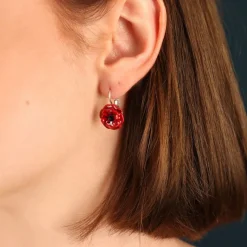Dormeuses*Taratata Bijoux Joli Coquelicot
