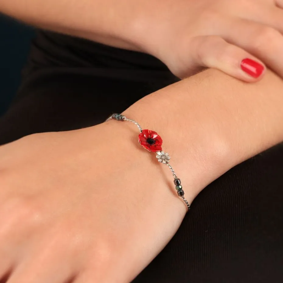 Bracelet*Taratata Bijoux Joli Coquelicot