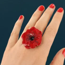 Bague*Taratata Bijoux Joli Coquelicot