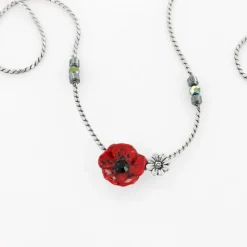 Collier*Taratata Bijoux Joli Coquelicot