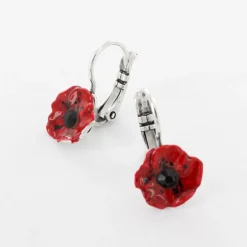 Dormeuses*Taratata Bijoux Joli Coquelicot