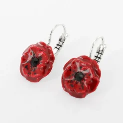 Dormeuses*Taratata Bijoux Joli Coquelicot