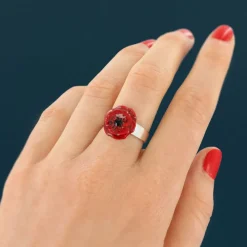Bague*Taratata Bijoux Joli Coquelicot