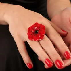 Bague*Taratata Bijoux Joli Coquelicot