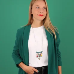 Collier*Taratata Bijoux Josi Brocoli & Léon Cornichon