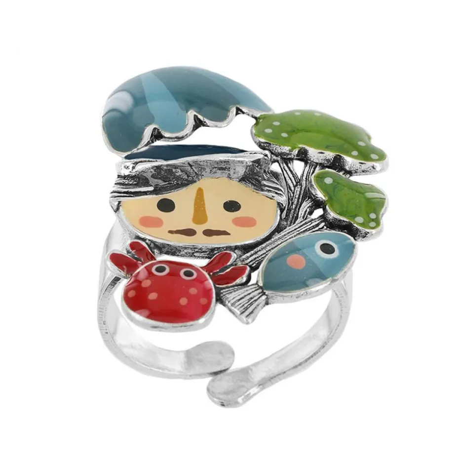 Bague*Taratata Bijoux Josi Brocoli & Léon Cornichon