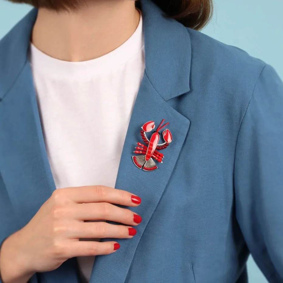 Broche*Taratata Bijoux Mr Lobster
