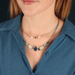 Collier*Taratata Bijoux Tweed