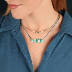 Collier*Taratata Bijoux Tweed