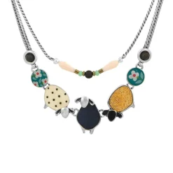 Collier*Taratata Bijoux Tweed