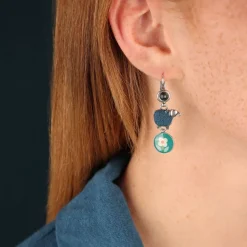 Dormeuses*Taratata Bijoux Tweed