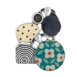 Broche*Taratata Bijoux Tweed
